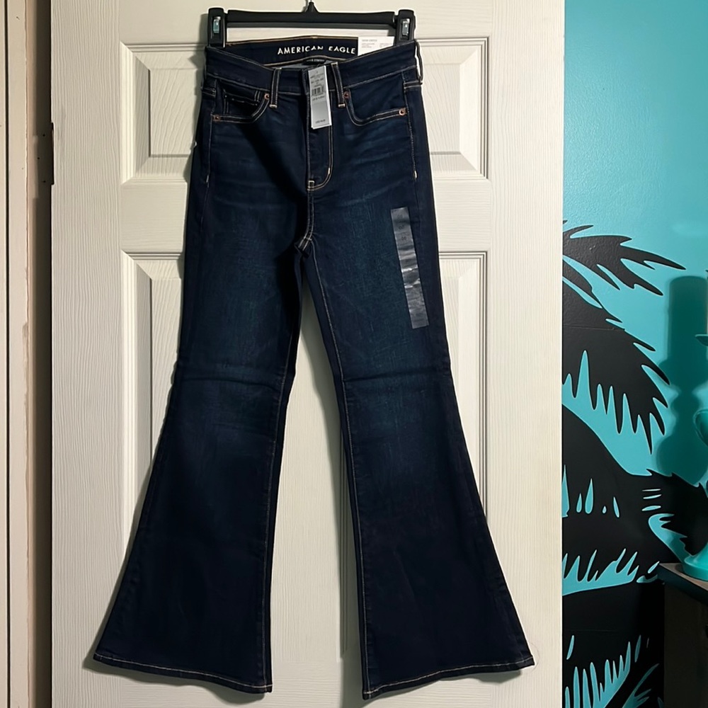 American Eagle Wide Flare Jeans